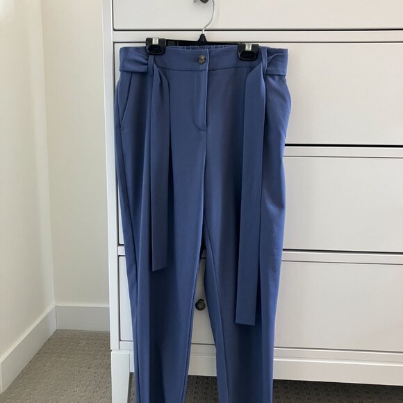 Blue Tie-Waist Pants - size 6 - Picture 6 of 9